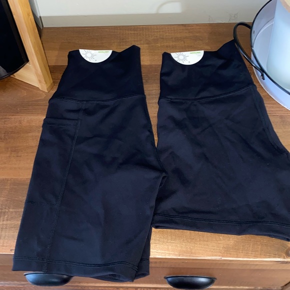 aerie Pants - Bundle of 2 OFFLINE GOALS by Aerie hi-rise bike shorts 5”inseam & 7” inseam